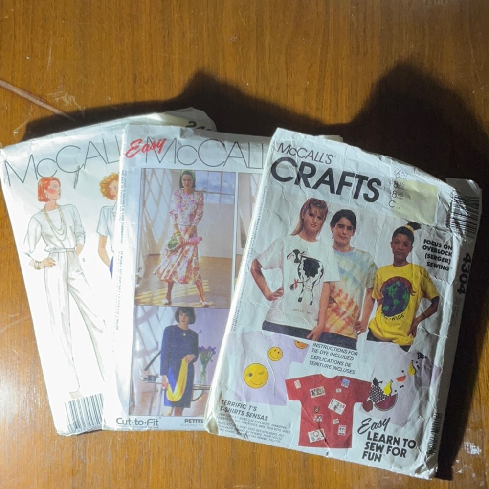 Vintage McCalls Patterns 3
